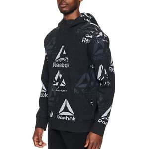 Reebok Men's Hoodie Sweater  Black Size L New